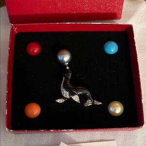 KJL Circus Seal Pin
